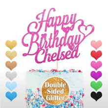 Load image into Gallery viewer, Personalised Happy Birthday Cake Topper
