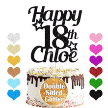 Load image into Gallery viewer, Personalised 18th Birthday Cake Topper Any Name Age
