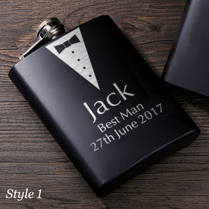 Personalised Hip Flask Wedding Gifts - EDSG