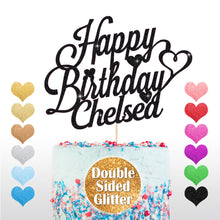 Load image into Gallery viewer, Personalised Happy Birthday Cake Topper
