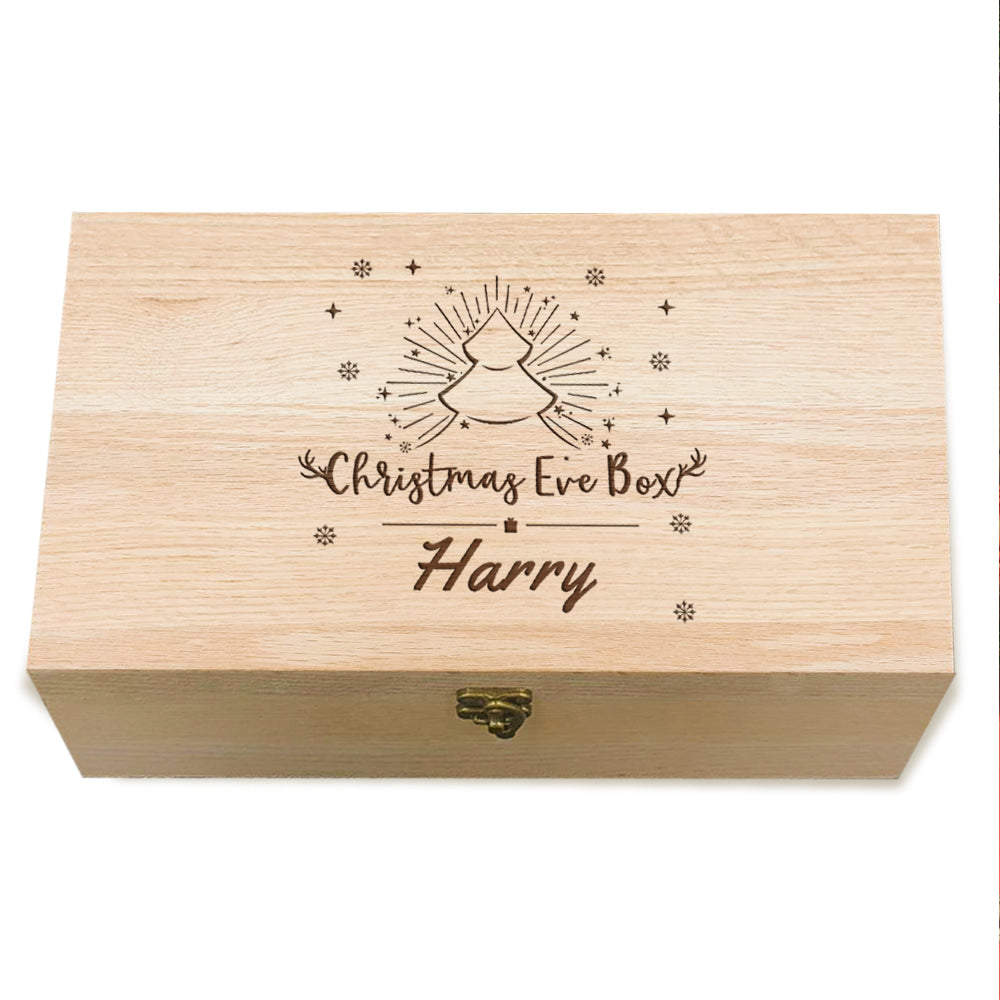 Personalised Wooden Christmas Eve Box - EDSG