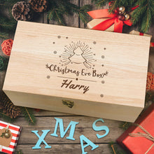 Load image into Gallery viewer, Personalised Wooden Christmas Eve Box - EDSG
