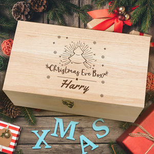 Personalised Wooden Christmas Eve Box - EDSG