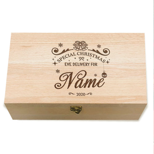 Personalised Wooden Christmas Eve Box - EDSG