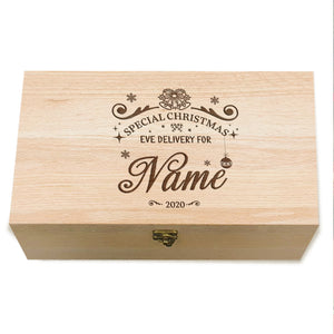 Personalised Wooden Christmas Eve Box - EDSG