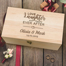 Load image into Gallery viewer, Personalised Wedding Keepsake Box - EDSG
