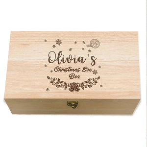 Personalised Christmas Wooden Box - EDSG
