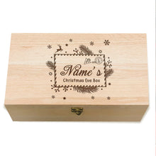 Load image into Gallery viewer, Personalised Christmas Wooden Box
