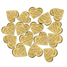 Load image into Gallery viewer, Personalised Wedding Favours Mr &amp; Mrs Any Text Wedding Bubbles Favours Love Heart Wedding Decorations Little Mini Gifts Tokens
