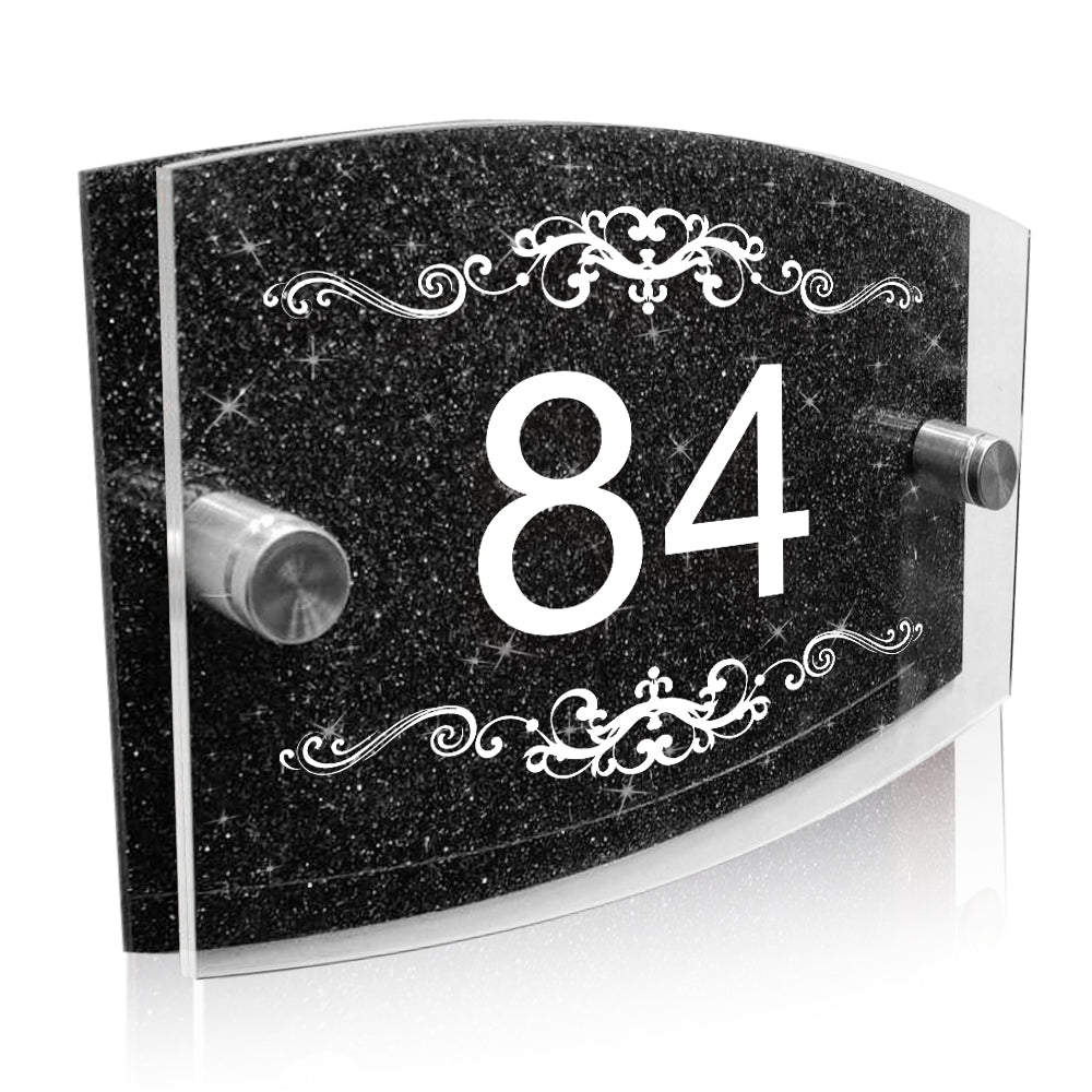 Personalised house numbers plaques house signs door number plaques for wall
