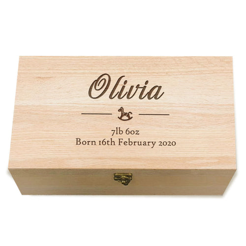 Personalised New Baby Memory Box - EDSG