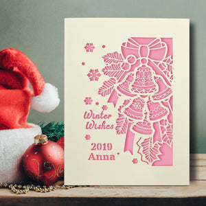 Personalised Merry Christmas Cards - EDSG