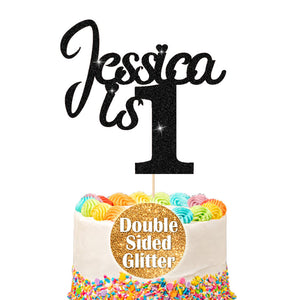 Personalised Birthday Cake Topper Any Name Any Age - EDSG