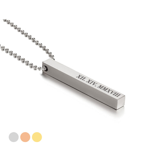 Personalised Engraved Necklace For Him - EDSG