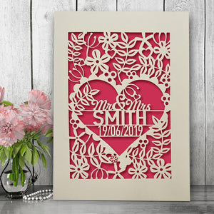 Personalised Anniversary Card for Husband for Wife - EDSG