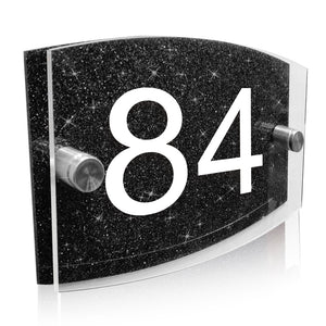 Personalised house numbers plaques house signs door number plaques for wall