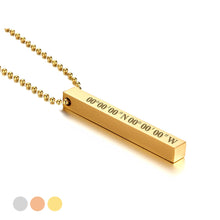 Load image into Gallery viewer, Personalised Engraved Necklace For Him - EDSG

