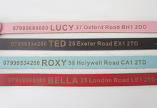 Load image into Gallery viewer, Personalised Engraved Leather Dog Collar UK - EDSG
