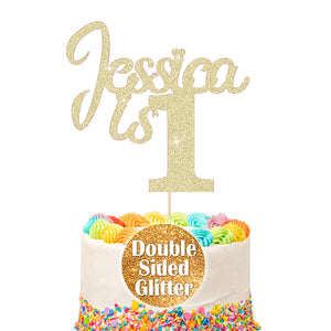 Personalised Birthday Cake Topper Any Name Any Age - EDSG