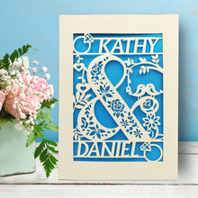 Load image into Gallery viewer, Personalised Anniversary Card for Husband for Wife - EDSG
