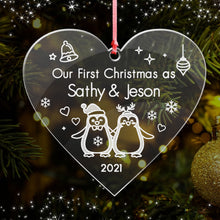 Load image into Gallery viewer, First Xmas Decoration for New Couple - EDSG
