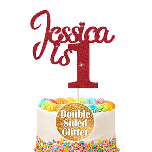 Personalised Birthday Cake Topper Any Name Any Age - EDSG