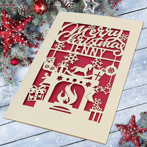 Personalised Merry Christmas Cards - EDSG