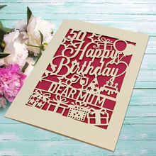 Load image into Gallery viewer, Personalised Happy Birthday Cards - EDSG
