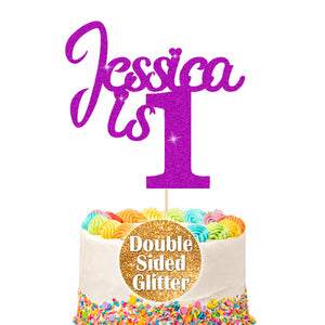 Personalised Birthday Cake Topper Any Name Any Age - EDSG