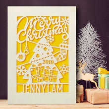 Load image into Gallery viewer, Personalised Merry Christmas Cards - EDSG
