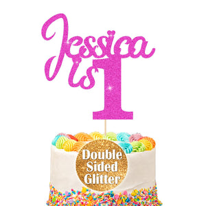 Personalised Birthday Cake Topper Any Name Any Age - EDSG