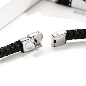 Personalised Leather Bracelet Gift Gift for Him - EDSG