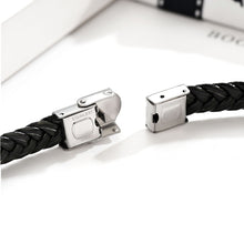 Load image into Gallery viewer, Personalised  Leather Bracelet Fathers Day Gift - EDSG
