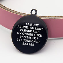 Load image into Gallery viewer, Personalised Engraved Cat Puppy Tag - EDSG
