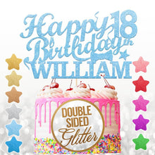 Load image into Gallery viewer, Personalised 18th Birthday Cake Topper Any Name Age - EDSG
