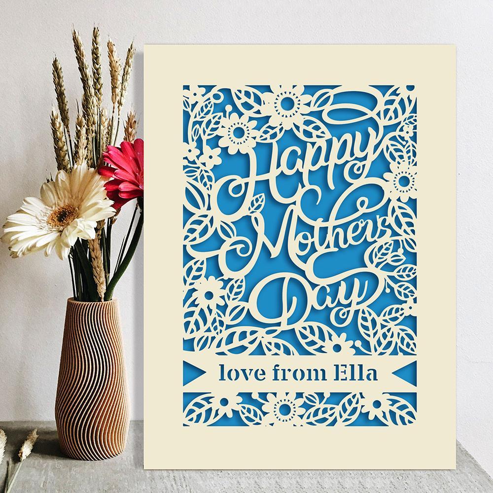 Personalised Mothers Day Card - EDSG