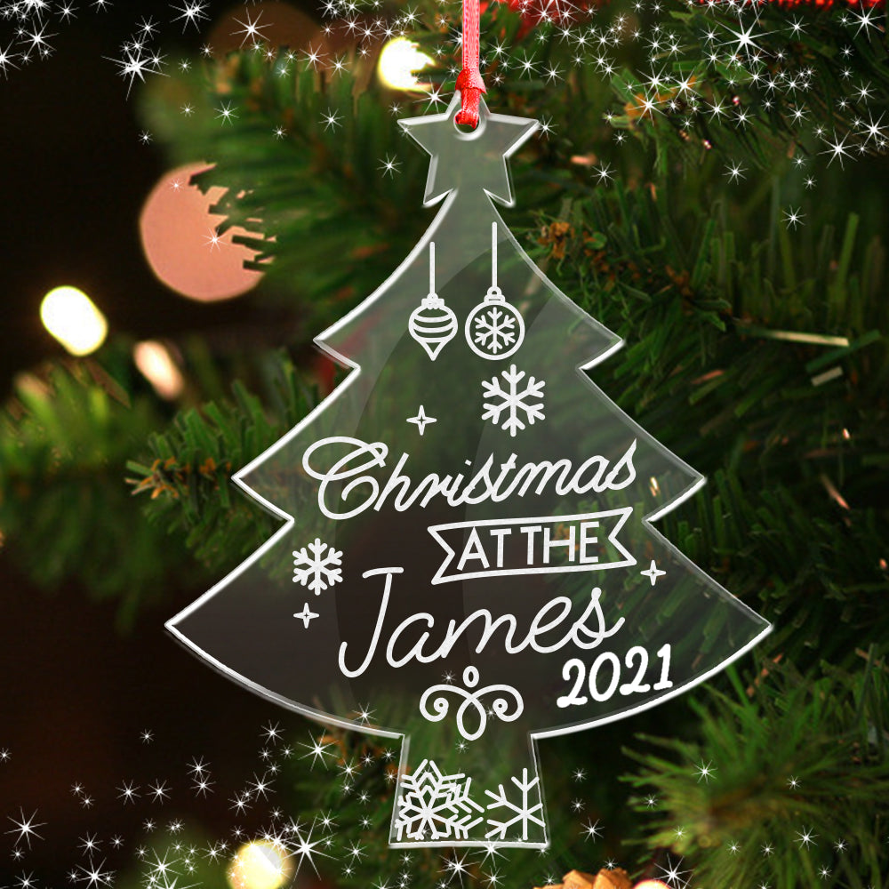 Personalised Christmas Tree Decoration - EDSG