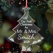 Load image into Gallery viewer, First Christmas as Mr &amp; Mrs - EDSG

