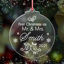 Load image into Gallery viewer, First Christmas as Mr &amp; Mrs - EDSG
