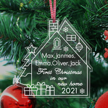 Load image into Gallery viewer, Personalised 1st Christmas New Home Bauble - EDSG

