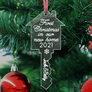 Personalised 1st Christmas New Home Bauble - EDSG