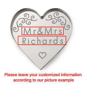 Personalised Wedding Favours Mr & Mrs Any Text Wedding Bubbles Favours Love Heart Wedding Decorations Little Mini Gifts Tokens