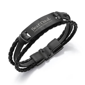 Personalised Engraved Fathers Day Gift Best Dad - EDSG