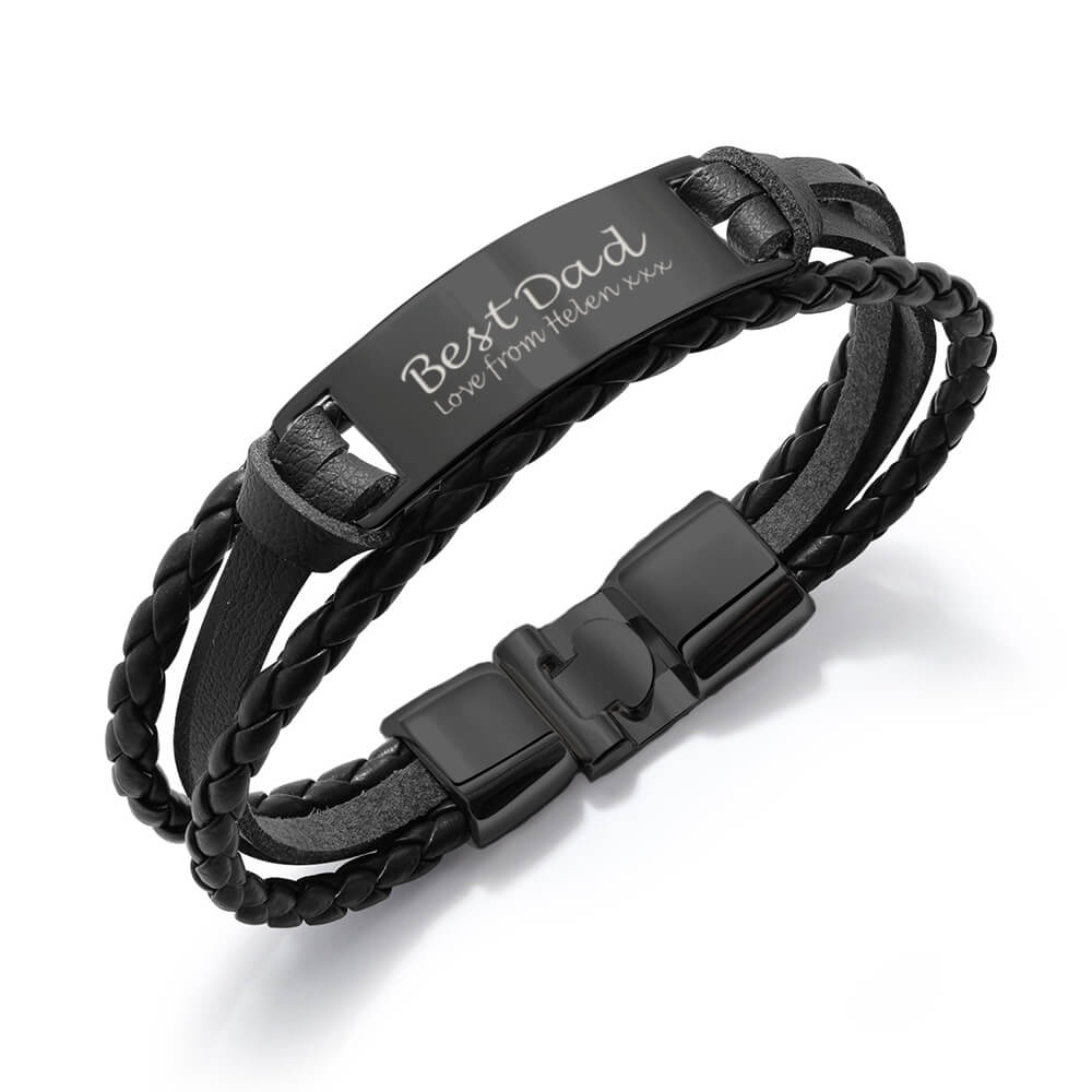 Personalised Engraved Fathers Day Gift Best Dad - EDSG