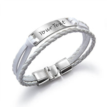Load image into Gallery viewer, Personalised Engraved Bracelet Birthday Wedding Gift - EDSG
