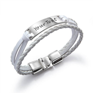 Personalised Engraved Bracelet Birthday Wedding Gift - EDSG