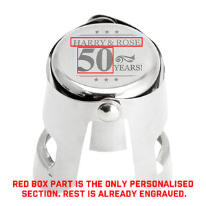 Personalised Processo Bottle Stopper