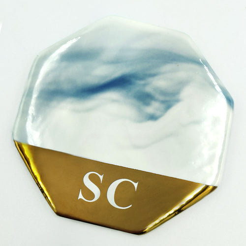 Personalised Marble Coaster Gift for Teachers - EDSG