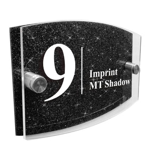 Personalised wall house & door numbers plaques