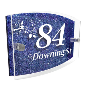 Personalised house numbers plaques house signs door number plaques for wall